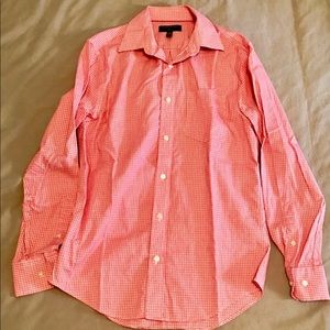 Banana Republic red/white dress shirt